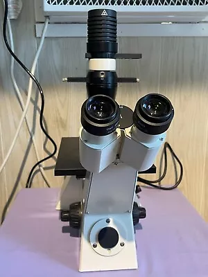 Buy Zeiss Invertoscope 40 C Inverted Phase Contrast Microscope W/3 Objectives • 382$