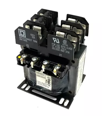 Buy Square D 9070TF100D1 Quick-Connect Industrial Control Transformer 600V 30A • 29.44$