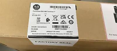 Buy 2711R-T7T Allen-Bradley PanelView 800 7-Inch HMI Terminal【New And Sealed】- • 443.16$