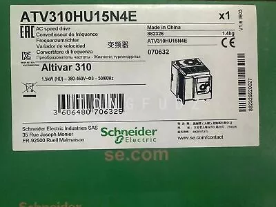 Buy 1 PCS Brand New Schneider Frequency Converter ATV310HU15N4E FAST SHIPPING • 257.76$