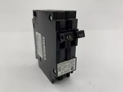 Buy Siemens Q1515 2 Pole Tandem 15-15 Amp Circuit Breaker • 11$