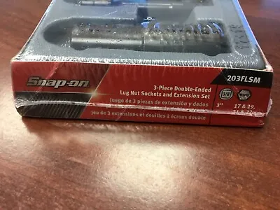 Buy BRAND NEW Sealed Snap-On 203FLSM 3/8 Drive Lug Nut Socket Set 3 Pcs 17,19 &21,22 • 82$