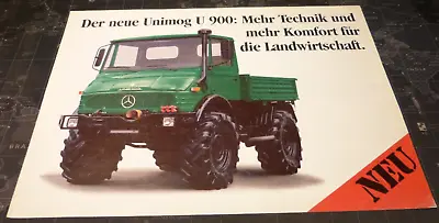 Buy Orig. Mercedes Benz Unimog U 900 Meht Technology / More Comfort Brochure / Brochure • 16.29$
