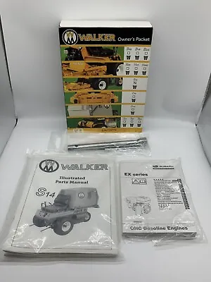 Buy Walker Mower S14 Owner’s Packet, Parts Manual, Subaru EX Engine Guide W/ Wrench • 25.49$
