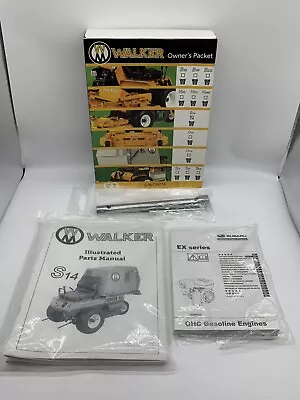 Buy Walker Mower S14 Owner’s Packet, Parts Manual, Subaru EX Engine Guide W/ Wrench • 23.99$