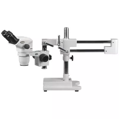 Buy AmScope 6.7X-90X Professional Boom Stereo Microscope W/ Focusable Eyepieces • 994.99$