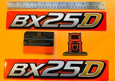 Buy *2X OEM Decal BX 25D BOOM ARM Stickers Genuine Kubota Tractor + Applicator FEL* • 37.96$