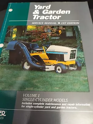 Buy Clymer Volume 1 Yard & Garden Tractor Service Manual 1st Edition 2004 • 15.50$