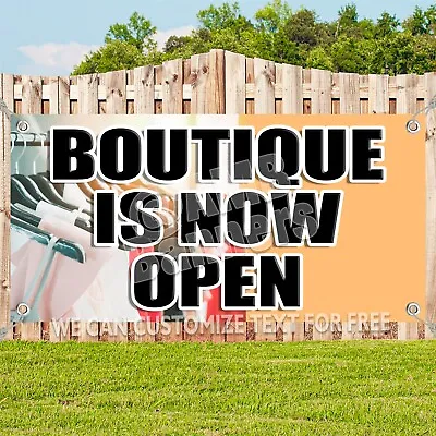Buy Vinyl Banner Multiple Sizes Boutique Is Now Open B Business New Business Outdoor • 34.35$