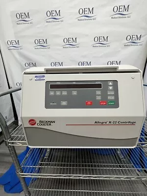 Buy Beckman Coulter Allegra X-22 Non Refrigerated Centrifuge TESTED!!!! • 750$