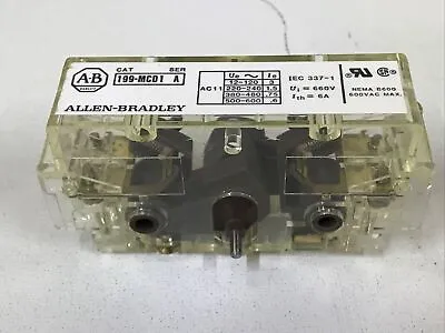 Buy Allen-Bradley 199-MCD1 Mechanical Interlock Reversing Contactor Accessory NEMA • 649.85$