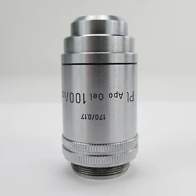 Buy Leitz Pl Apo 100/1.32 170/0.17 Oel Oil Microscope Objective Lens - 100x • 105.95$