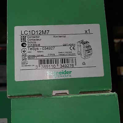 Buy Schneider Lc1d12m7 Iec Contactor 12a 220v New In Box Ready To Ship • 64$