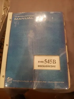 Buy Tektronix Type 545B Oscilloscope Instruction Manual  • 10$
