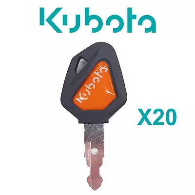 Buy 20 For Kubota Master Ignition Key 459A Excavator Backhoe Skid Steer Track Loader • 21.29$