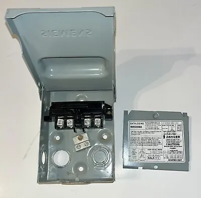Buy Siemens 60 AMPS WN2060 Rain Proof Pullout Switch 240V • 19.95$