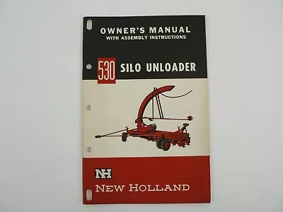 Buy VTG New Holland 530 Silo Unloader Owners Manual Maintenance Adjustments 1960 • 25$