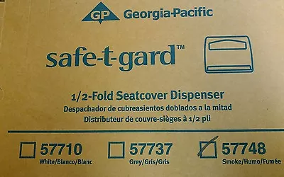 Buy Georgia Pacific Safe T Gard Toilet Seat Cover Dispenser Black Plastic GEP 57748 • 32.50$