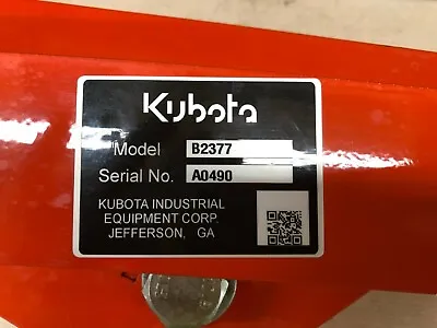 Buy Kubota B2377 Mechanical Self Leveling Kit For Lx2610, Lx2610su, Lx3310 • 469.99$