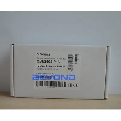 Buy 1PC SIEMENS QBE2003-P16  Liquid Air Body Water Pressure Sensor Transmitter • 178.92$
