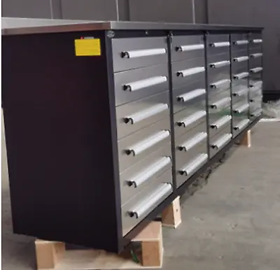 Buy Steelman 10ft Storage Cabinet With 30 Drawers Free Shipping • 4,290$