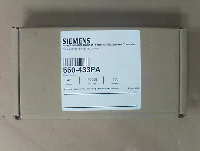 Buy SIEMENS - Programmable BACnet TEC Terminal Equipment Controller 550-433PA • 53.95$