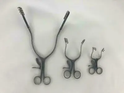 Buy Beckman Adson Self Retaining Retractor Blunt Prongs Surgical Instrument 3 PCS A+ • 170$