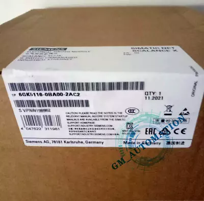 Buy 6GK5116-0BA00-2AC2 Switchboard Brand New  Express Shipping • 748.12$