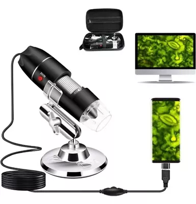 Buy  Cainda Digital Microscope Camera 40x-1000x With Stand And Case • 26.10$