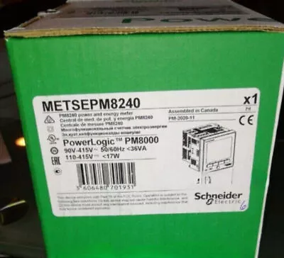 Buy Schneider Electric METSEPM8240 Power Logic PM8240 Power Meter - BRAND NEW • 2,585$