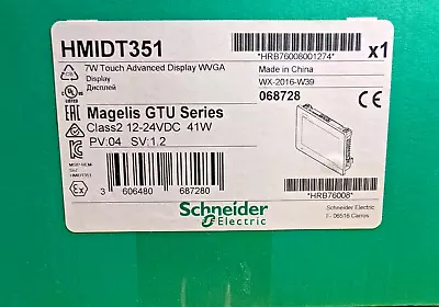 Buy Schneider Electric HMIDT351 Harmony GTU Advanced Panel, 7-in HMI, New Sealed Box • 1,000$