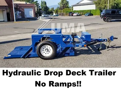 Buy NEW Air-tow S8-35 Hydraulic Drop Deck Trailer (NO RAMPS!!) - IN STOCK In WA! • 11,500$