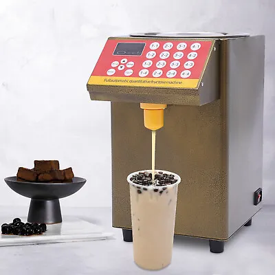 Buy 110V Commercial Coffee Shops Bubble Tea Equipment Fructose Quantitative Machine  • 172$