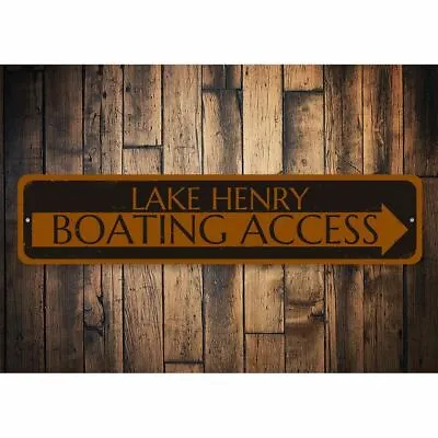 Buy Boating Access Arrow Sign • 39.99$