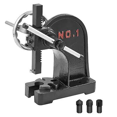 Buy VEVOR Arbor Press 1 Ton Rivet Press Machine With Handwheel Cast Iron Assembly • 69.99$