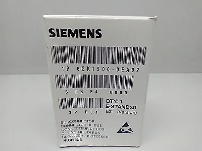 Buy Siemens 6GK1500-0EA02 Profibus Connector. NEW In Box With Manual • 19.97$