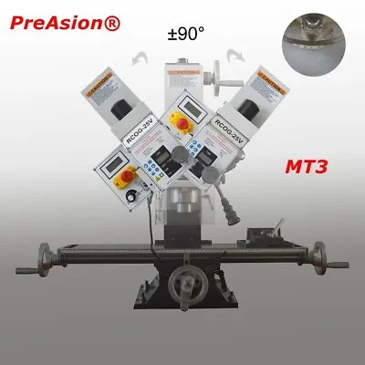 Buy PreAsion®  RCOG-25V Precision Milling Machine Benchtop Drilling 110V • 1,874.04$