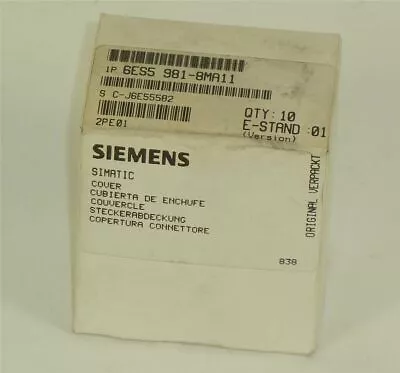 Buy Siemens Simatic S5 Male Cover,6ES5 981-8MA11,6ES5981-8MA11 • 28.49$