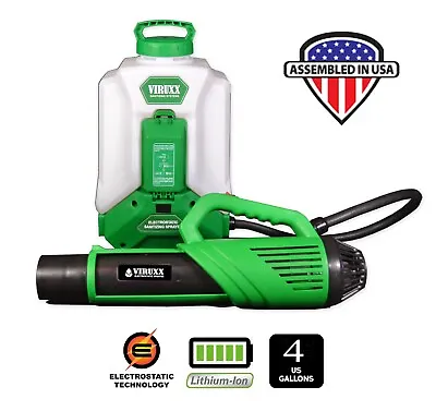 Buy Sanitizer Electrostatic Mister Sprayer 🔰 Commercial Cleaning Backpack Fogger 💦 • 397$