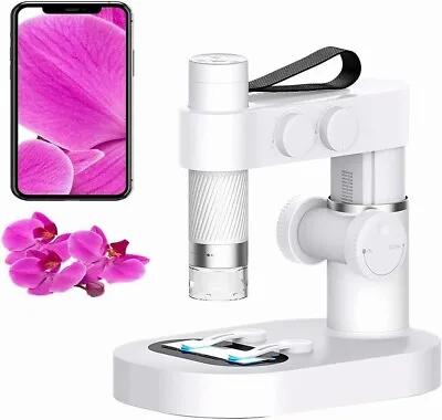 Buy BeaverLAB Handheld Wireless WiFi Digital Lab Microscopes, 400x HD Magnification • 79$