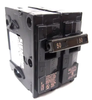 Buy Siemens Q250 50-Amp Double Pole Type QP Circuit Breaker NON-CTL • 24.99$