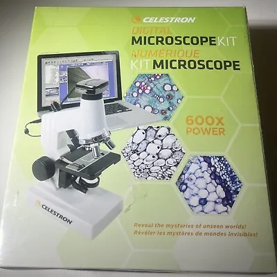 Buy Celestron Digital Microscope Kit W/ USB Camera Model 44321 | CD Included • 13$