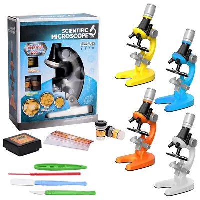Buy Microscope For Kids Beginners 100X 400x 2000X Magnification Kids Science Toy`` • 21.39$