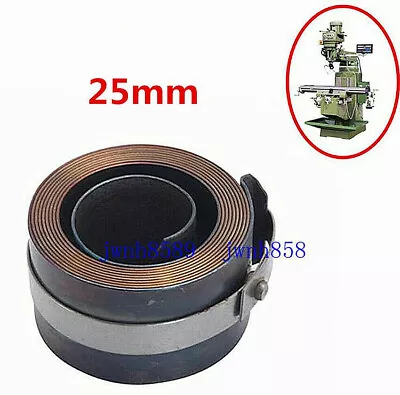 Buy Milling Machine Parts Spindle Quill Return Clock Spring R8 25mm For Bridgeport • 16.71$