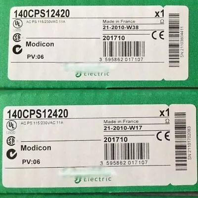 Buy Schneider Electric 140CPS12420 Modicon 140CPS12420 NEW 1pcs • 529$