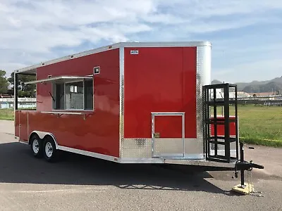Buy 16' X 8.5' SMOKER DECK CONCESSION FOOD RESTAURANT CATERING FOOD TRAILER • 23,500$