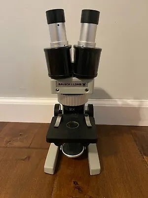 Buy Bausch & Lomb Made In Japan Binocular Educational Compound Microscope 2x-4x • 74.99$