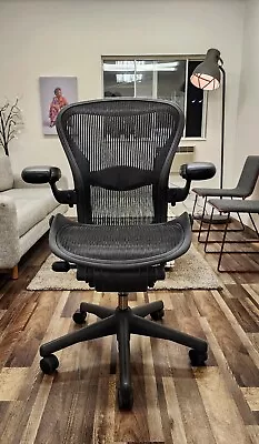 Buy Herman Miller Aeron Office Desk Gaming Chair Size C Large Fully Loaded • 600$