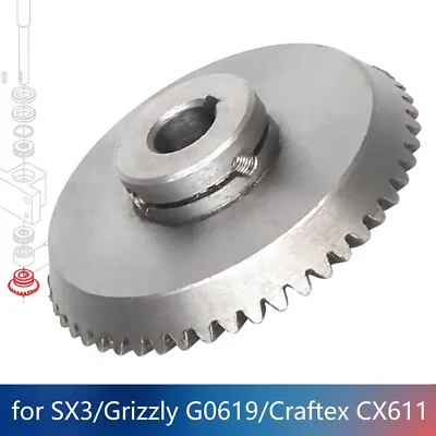 Buy Mini Mill Taper Gear 48T For SIEG SX3/Grizzly G0619/PROMA FP-25A/Craftex CX611 • 59.58$