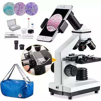 Buy BNISE WR-851 100X-2000X Professional Microscope For Students Kids Adults • 38$